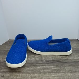 Allbirds Womens Wool Lounger Blue Casual Flats Size 7